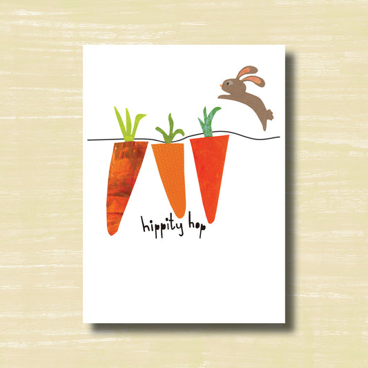 Hippity Hoppy Easter - Greeting Card