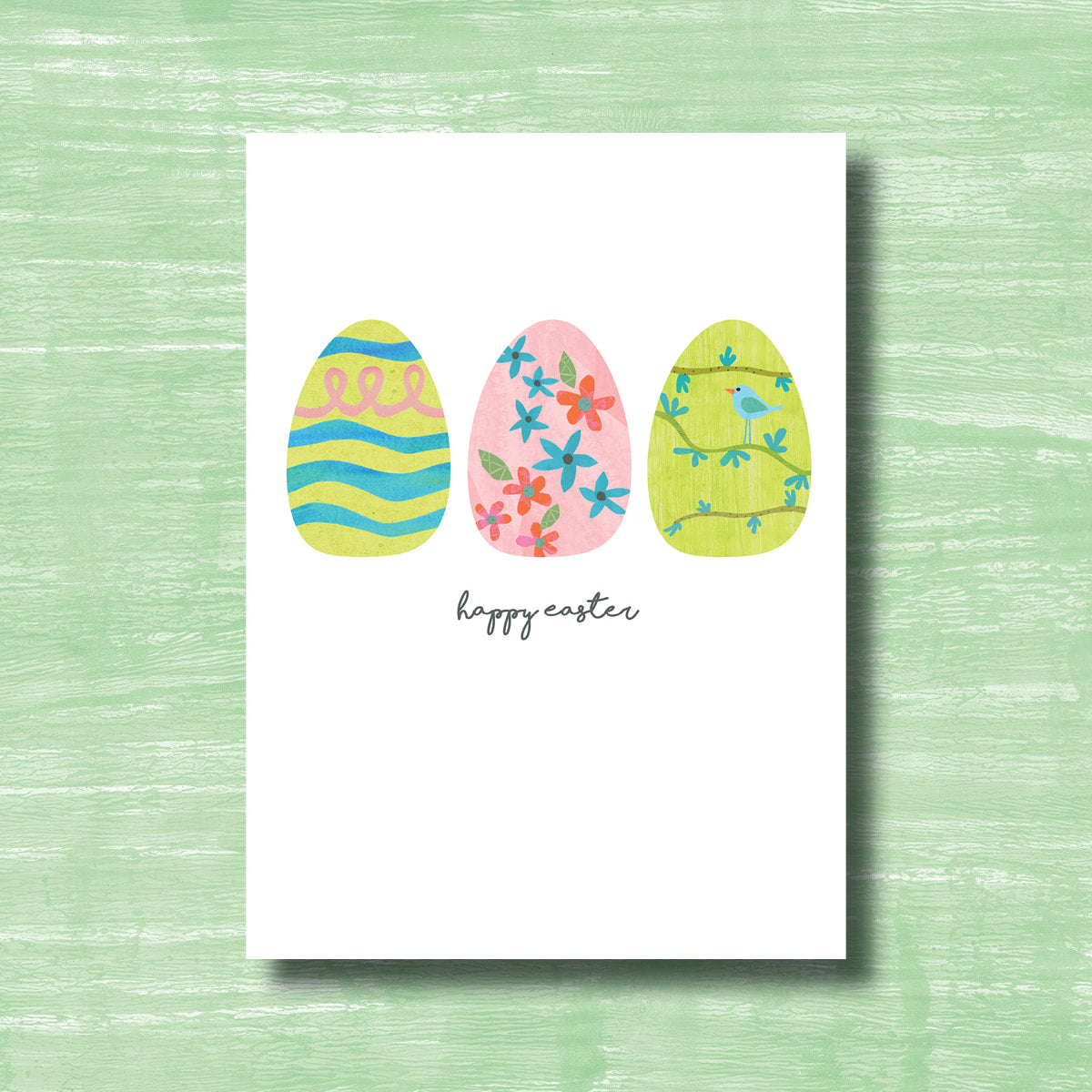 Easter Eggs - Greeting Card