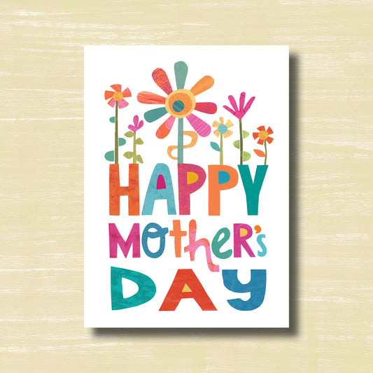 Mother's Day Flowers - Greeting Card