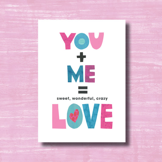 You + Me - Greeting Card