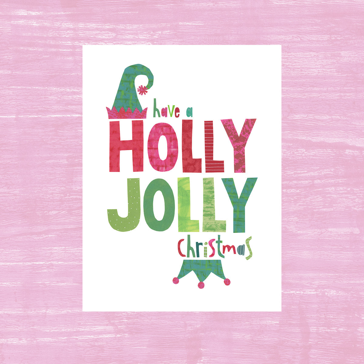 Holly Jolly - Greeting Card
