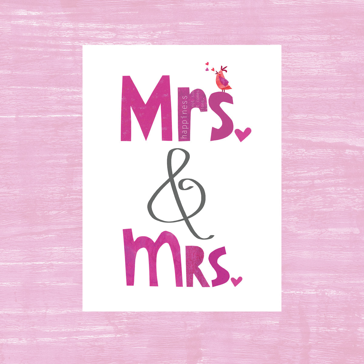 Mrs. & Mrs. - Greeting Card