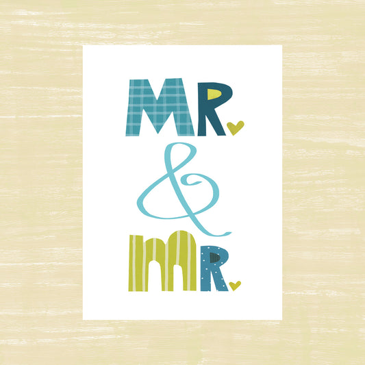 Mr. & Mr. - Greeting Card